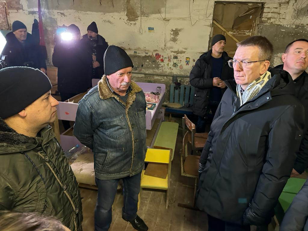Valsts prezidents Edgars Rinkēvičs viesojas Ukrainā, Černihivas apgabalā
