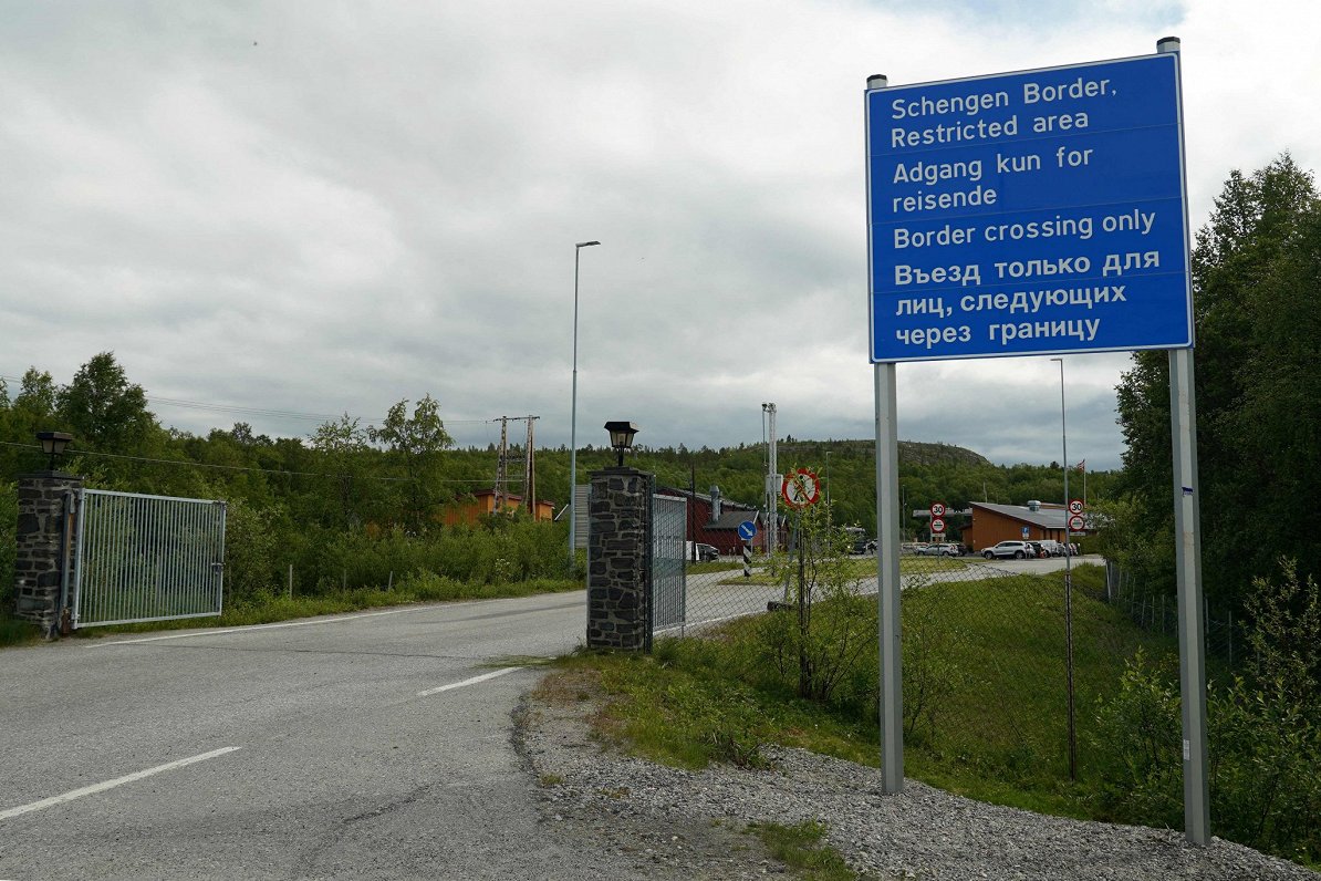 Norvēģijas robežšķērsošanas punkts uz robežas ar Krieviju