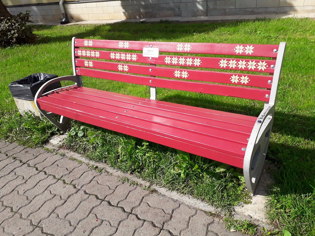 Bench in Säde park, Valga