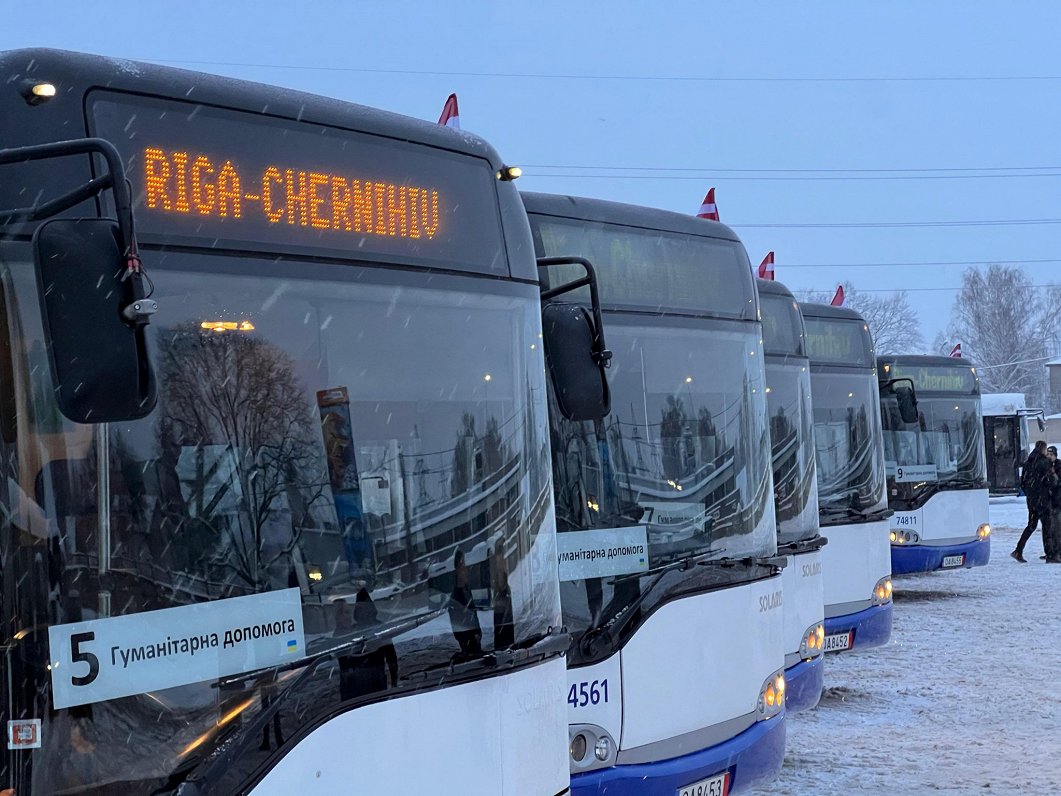 &quot;Rīgas satiksmes&quot; autobusi dodas uz Ukrainu