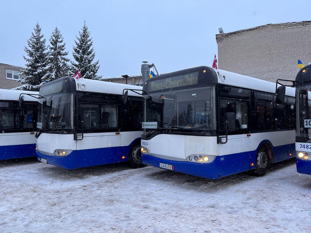 &quot;Rīgas satiksmes&quot; autobusi dodas uz Ukrainu