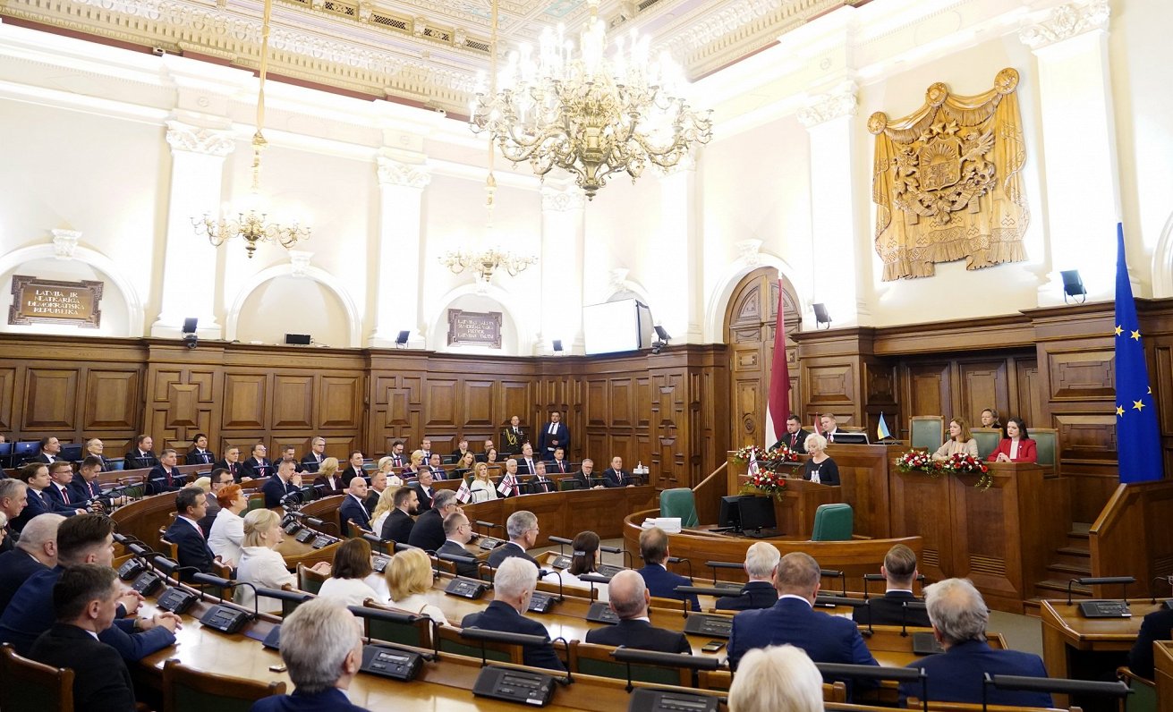 Торжественное заседание Сейма в честь 105-й годовщины провозглашения независимости Латвии