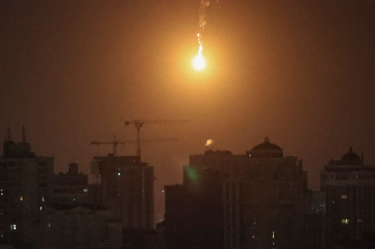 Взрыв дрона. Украина, Киев. 25.11.2023