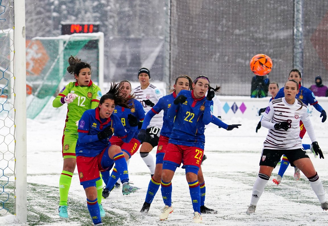Latvijas un Andoras sieviešu futbola izlašu spēle UEFA Nāciju līgā