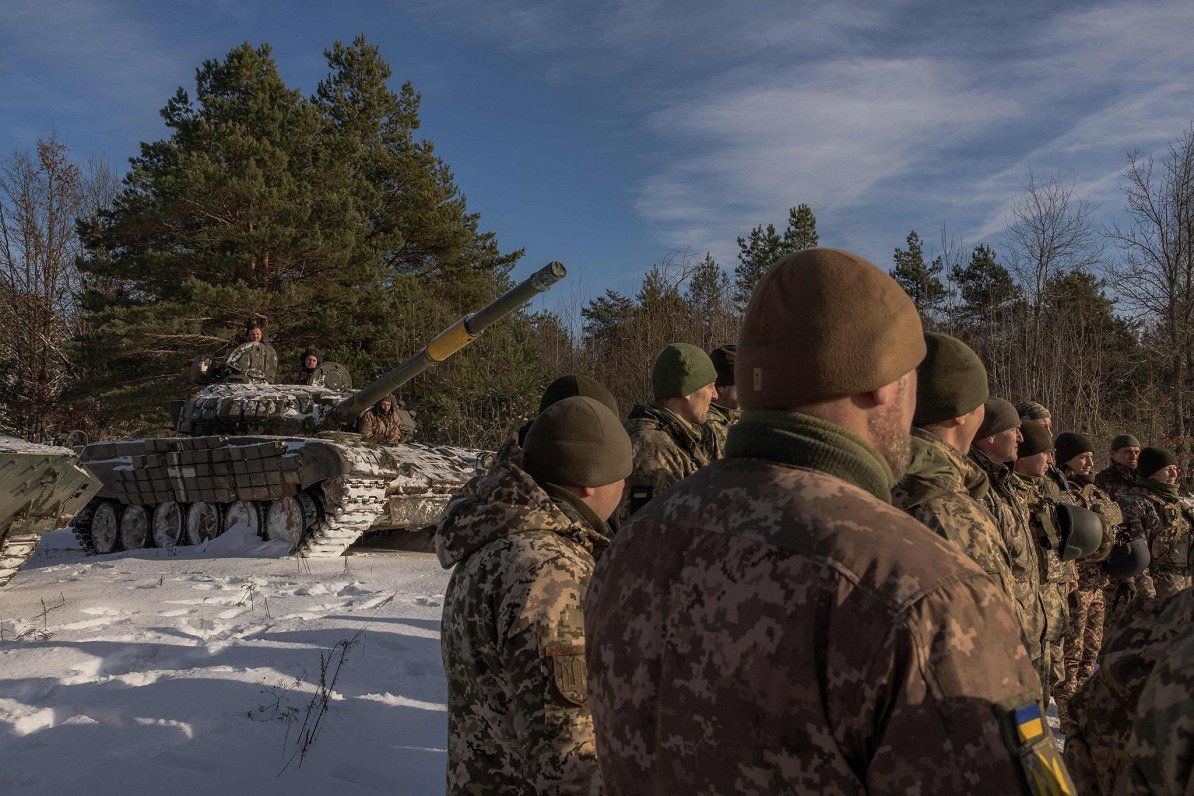 Ukrainas armijas mācības Černihivās reģionā