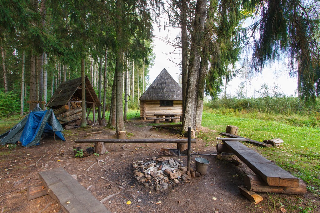 Southernmost point in Estonia Lõunatipu campfire site