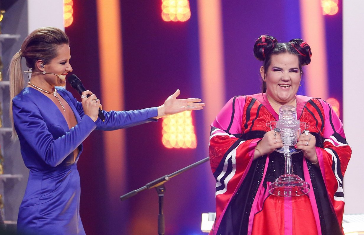 Izraēlas dziedātāja Netta, kas uzvarēja Eirovīzijas dziesmu konkursā 2018. gadā