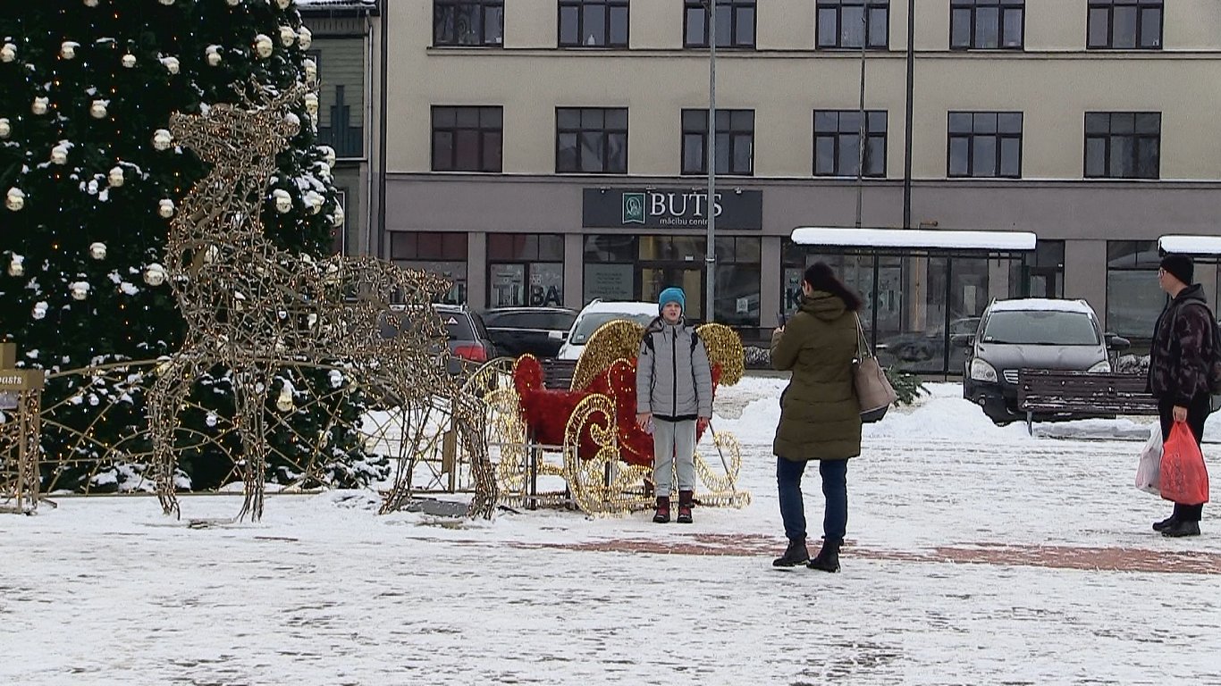 Ziemassvētku noformējums Bauskā
