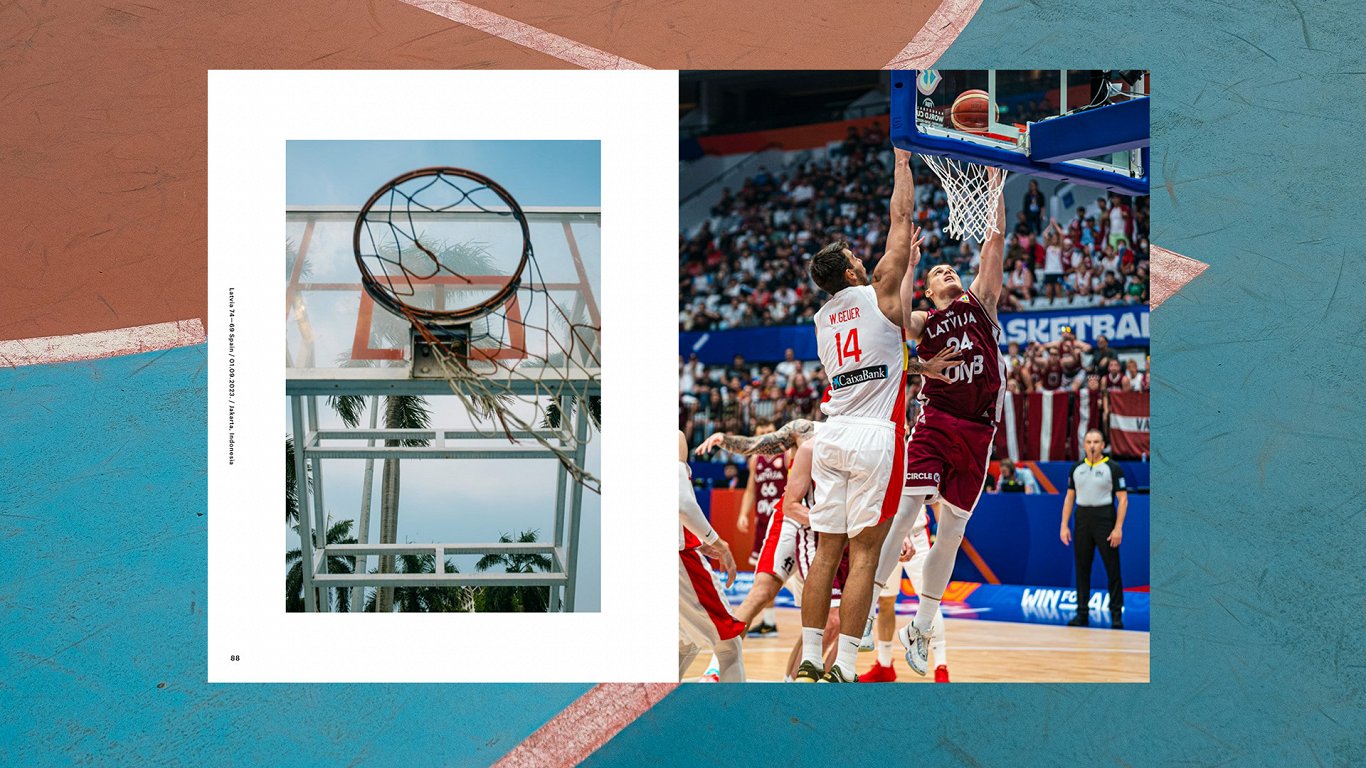 Latvijas basketbola izlases panākumi Pasaules kausā rod atspoguļojumu fotogrāmatā