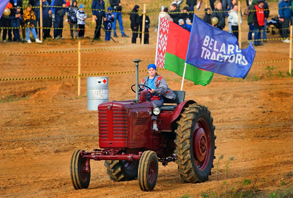 Traktoru šovs Baltkrievijas galvaspilsētā Minskā
