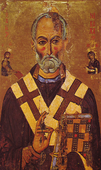 Svētā Nikolaja no Miras portrets. 13. gadsimta pirmā puse