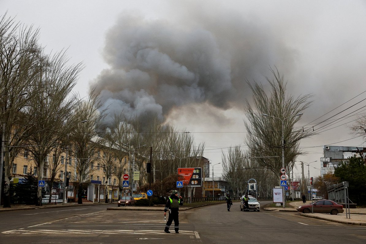 Dūmu stabs Doneckā