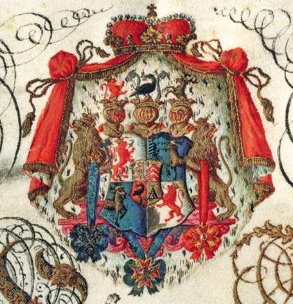 Kurzemes-Zemgales hercoga Pētera ģerbonis, 1776.