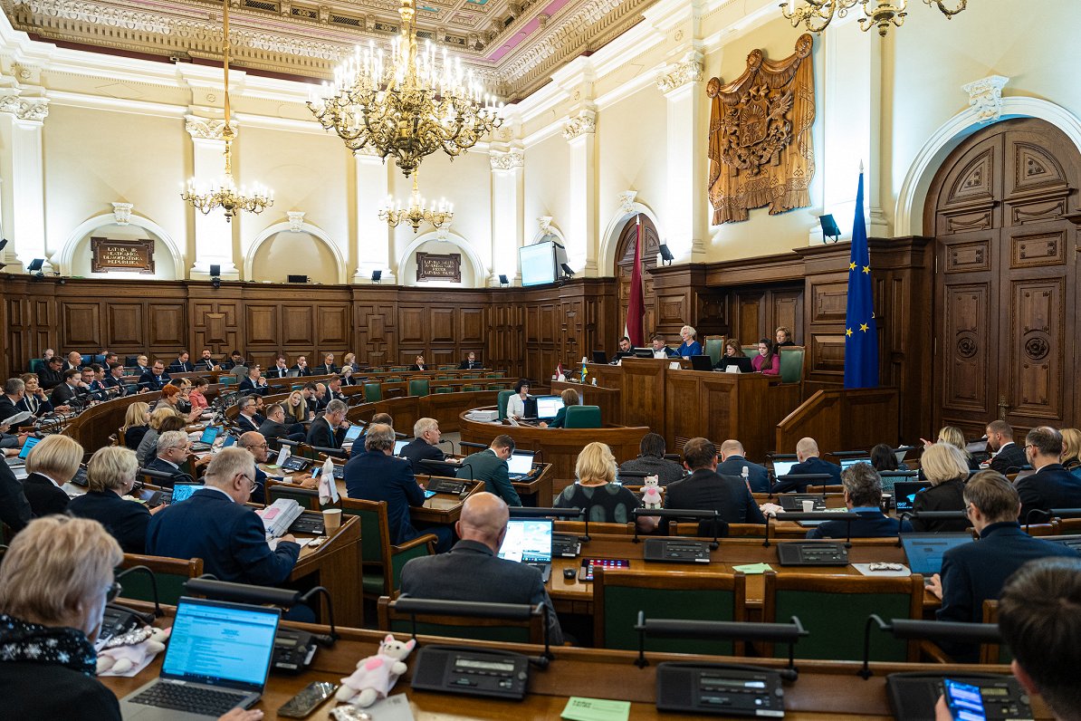 Saeima session December 21, 2023
