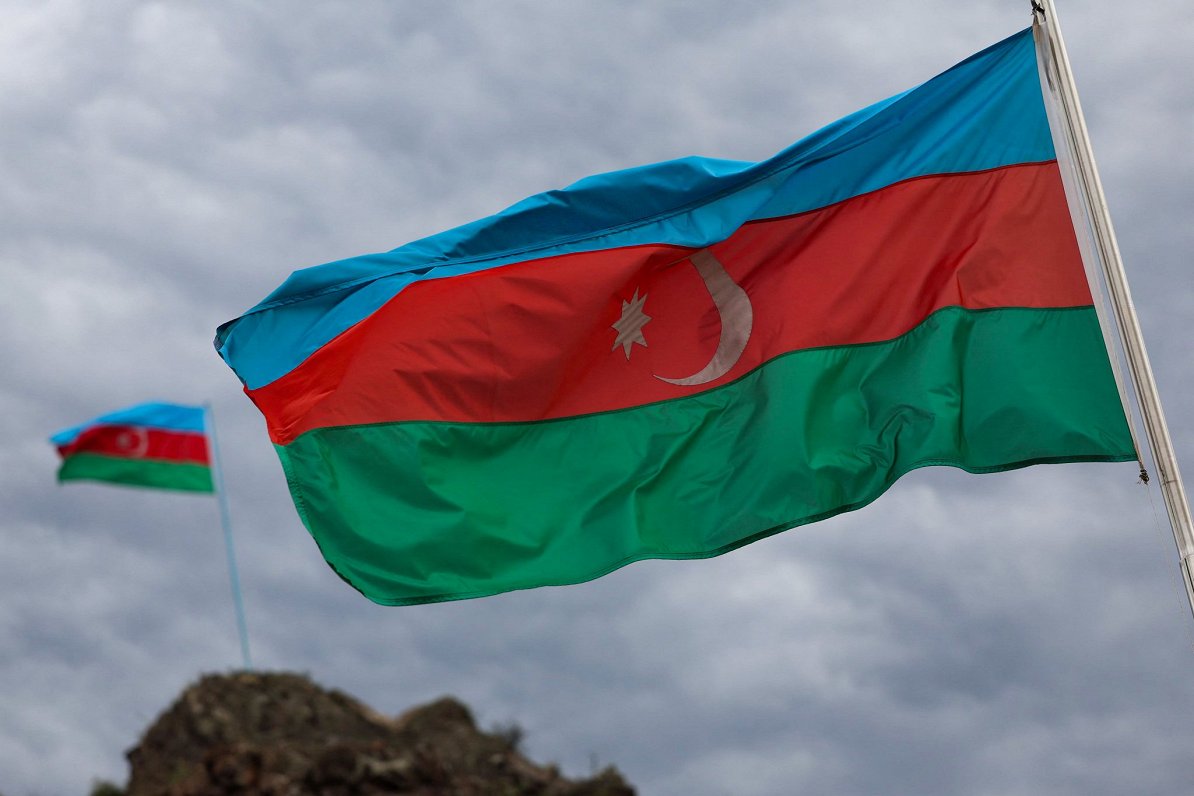 Azerbaidžānas karogs.