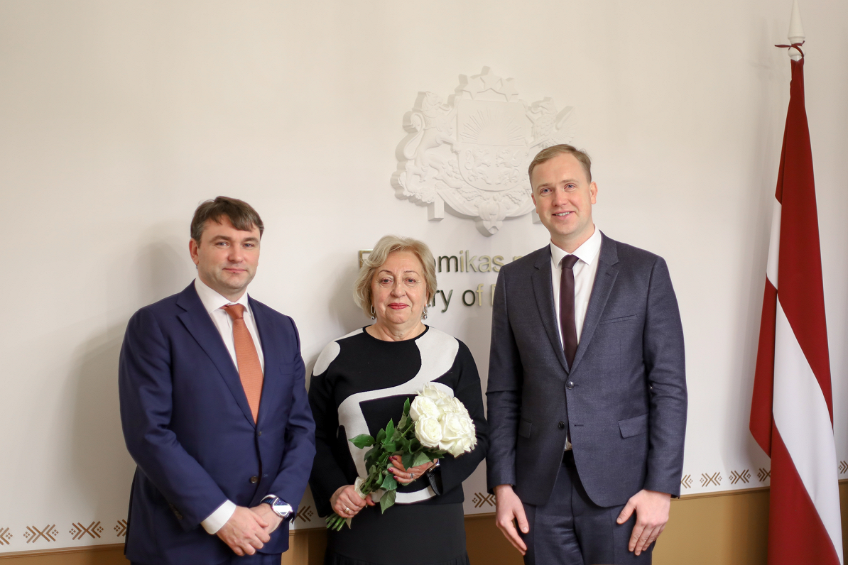 CSB head Aija Žigure receives letter of appreciation