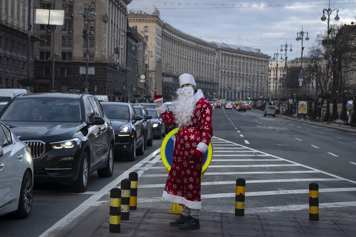 Санта Клаус. Украина, Киев. 28.12.2023