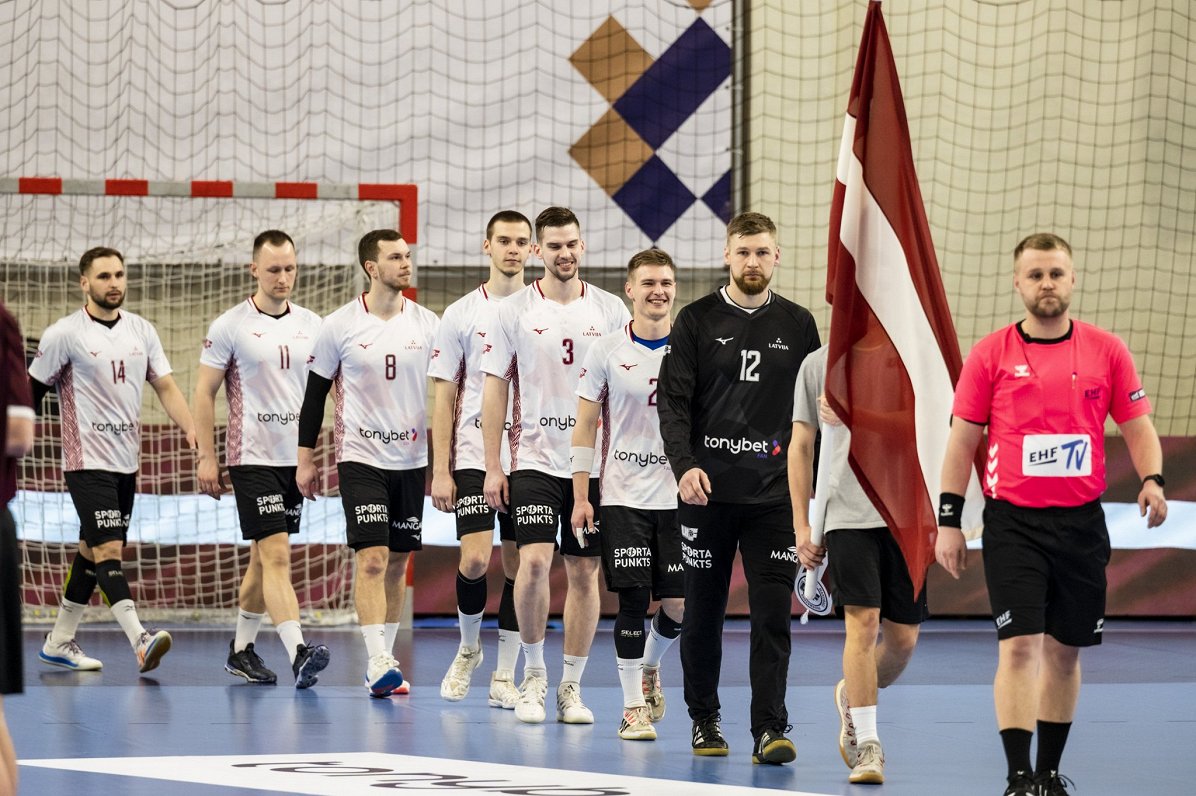 TIEŠRAIDE: Latvija - Luksemburga. Eiropas čempionāta handbolā pirmskvalifikācijas spēle