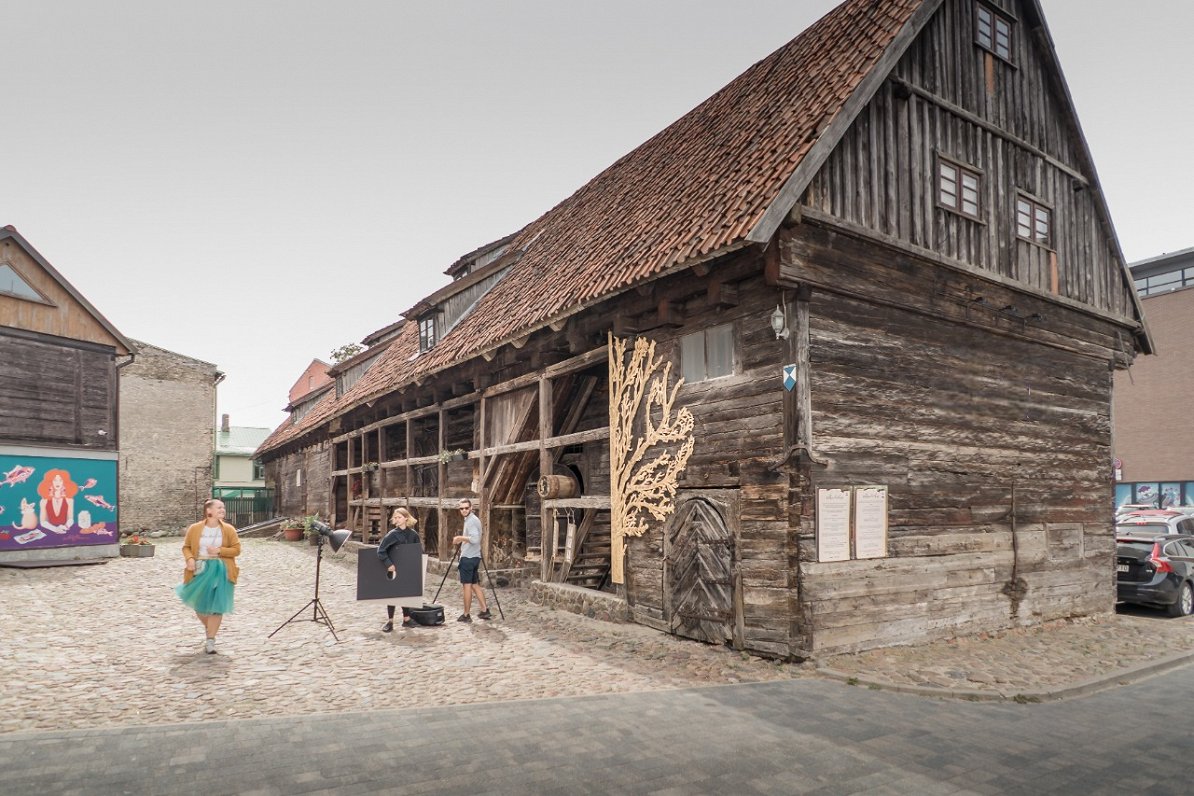 Atjaunota 17. gadsimtā būvētā noliktava Zivju ielā, Liepājā.