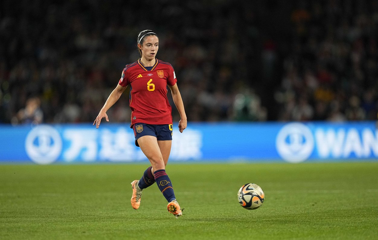 Spānijas futboliste Aitana Bonmati Pasaules kausa finālspēlē