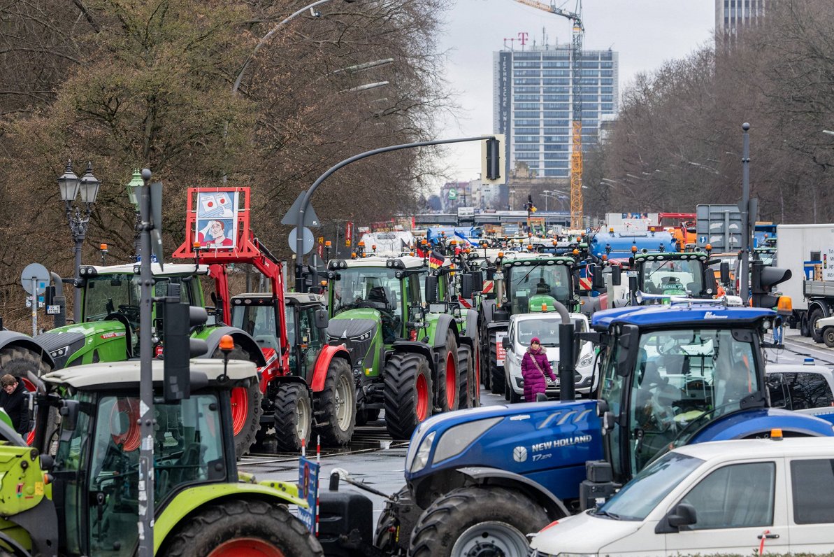 Lauksaimnieku protesti Berlīnē