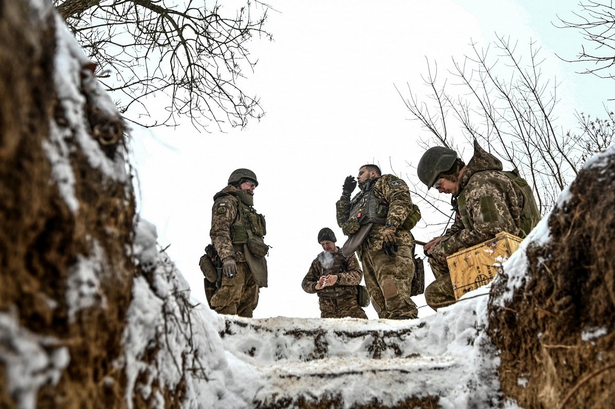 Ukrainas armijas karavīri Zaporižjes reģionā