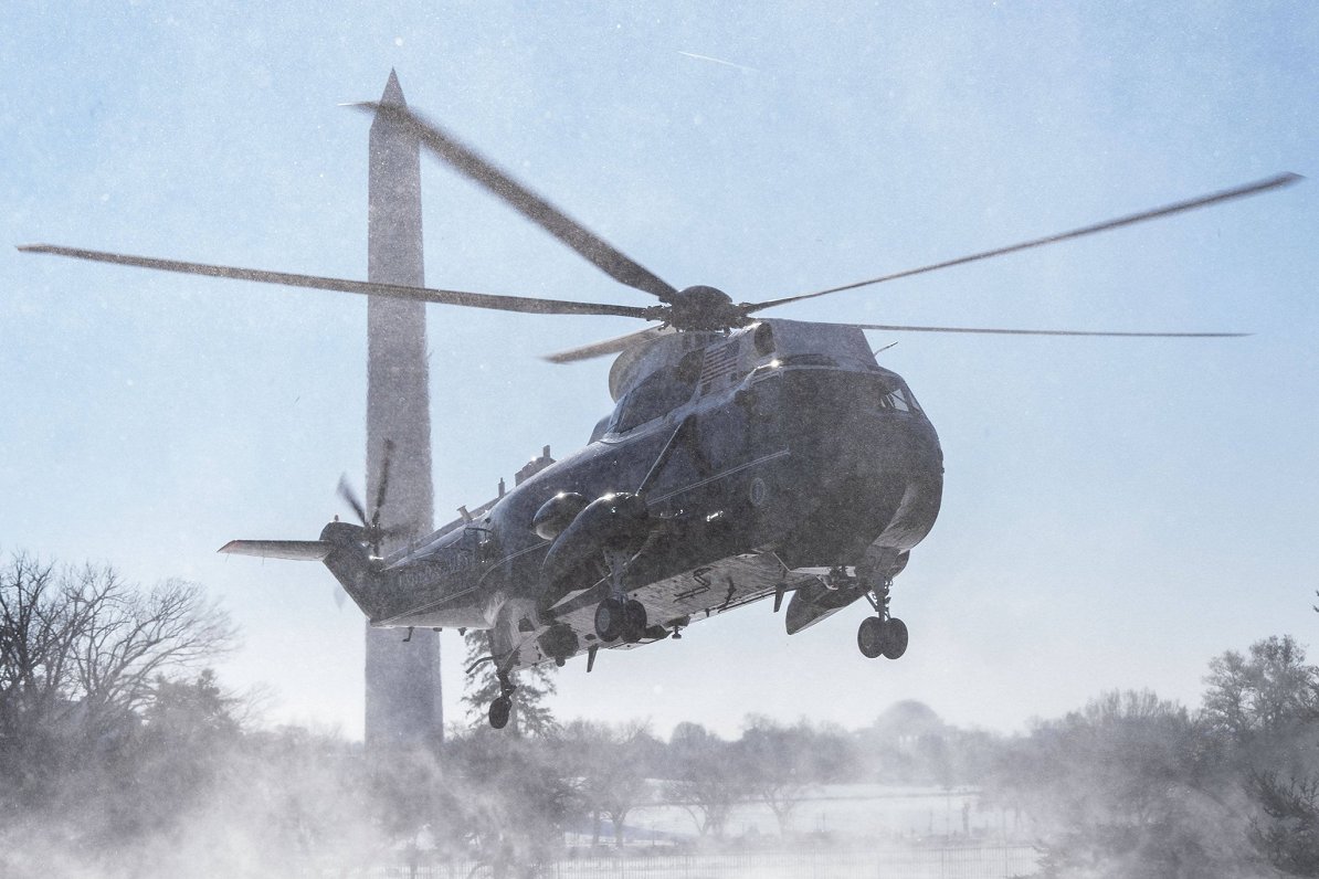 Ilustratīvs attēls: Sea King militārais helikopters