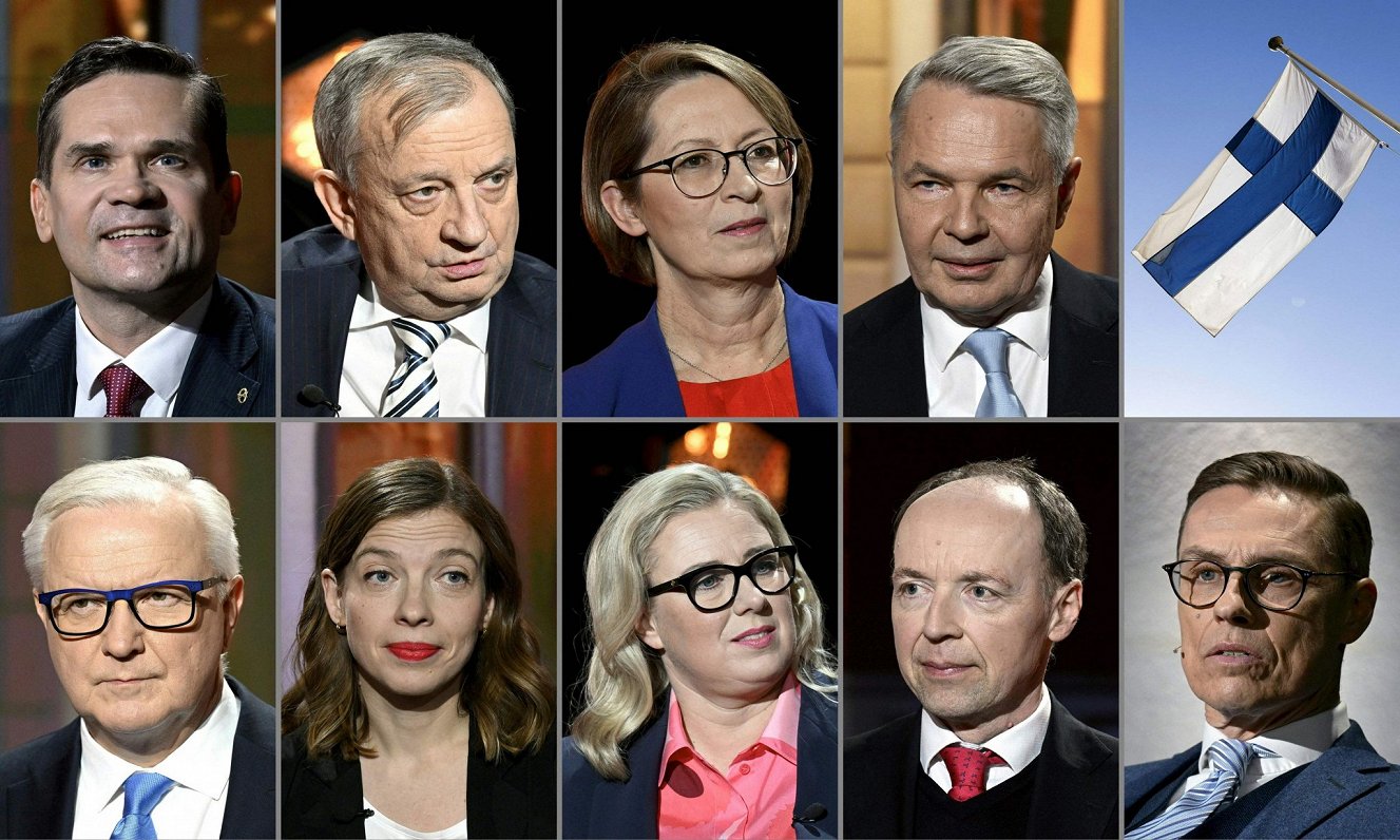 Somijas prezidenta vēlēšanās uz valsts galvas posteni pretendē deviņi kandidāti