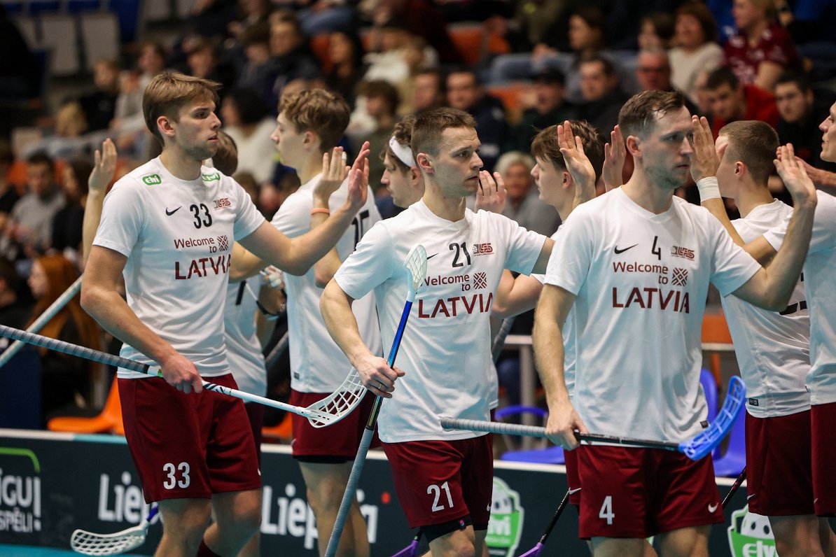 Latvijas izlases florbolisti pasaules čempionāta kvalifikācijas turnīrā