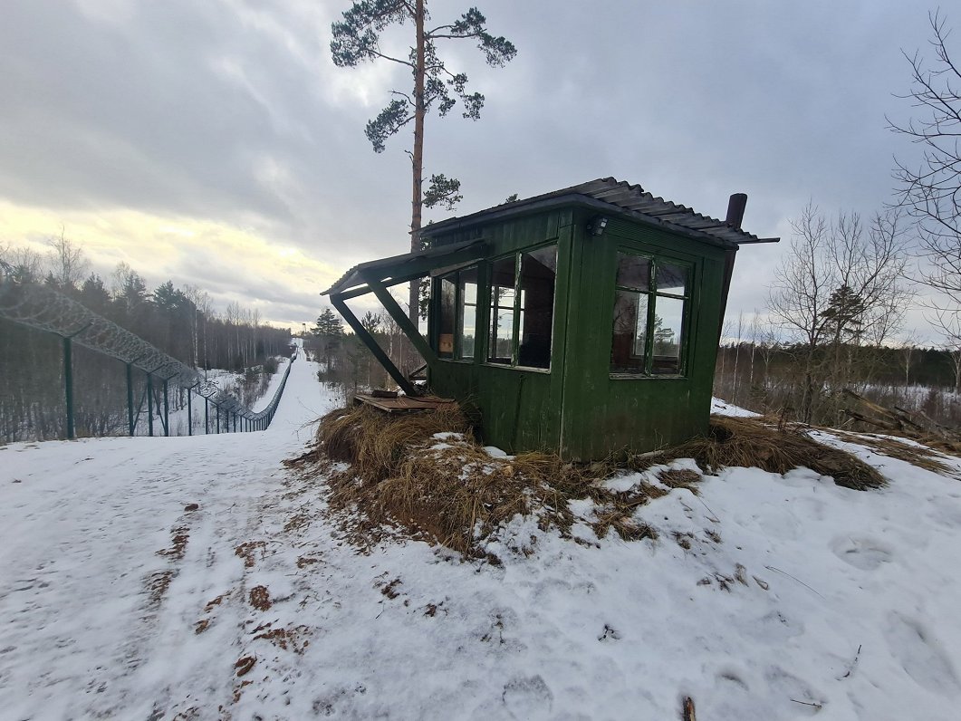 Žogs uz Latvijas-Krievijas robežas