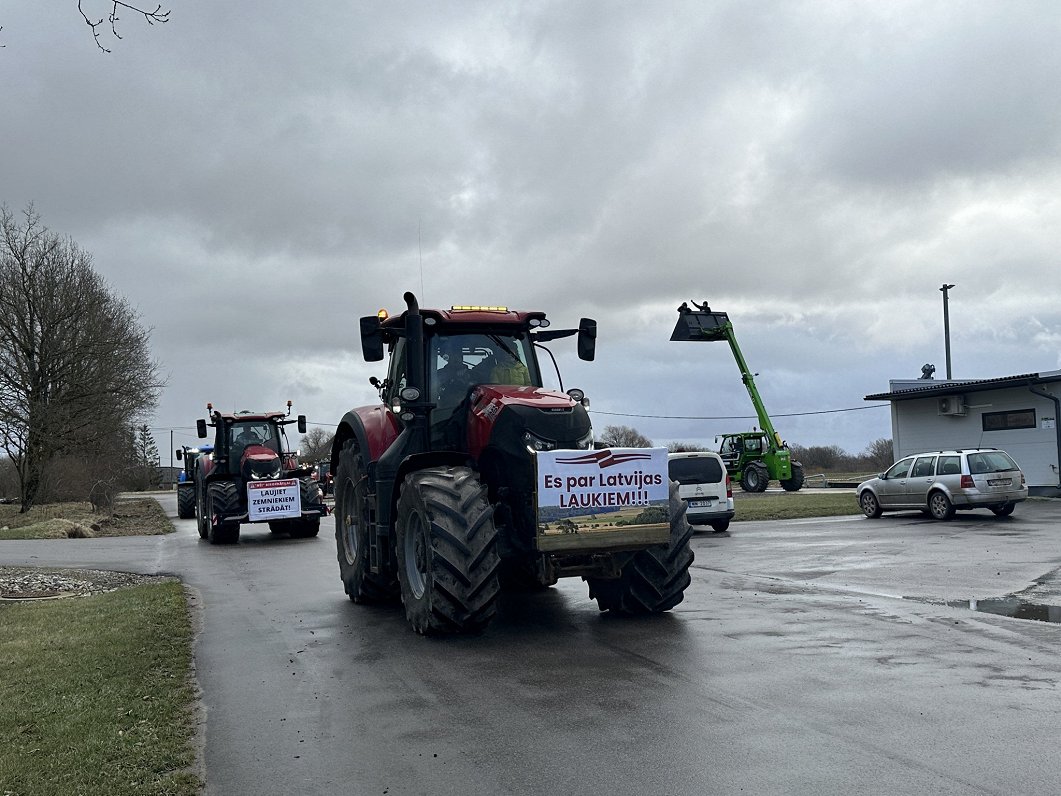 Zemnieku protesti Dienvidkurzemē
