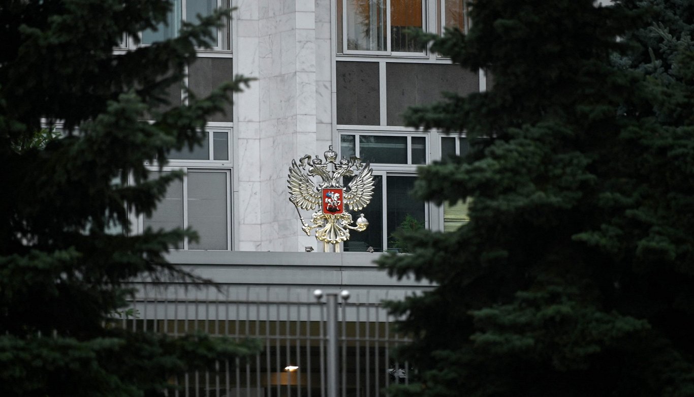 Krievijas vēstniecība Bulgārijas galvaspilsētā Sofijā.