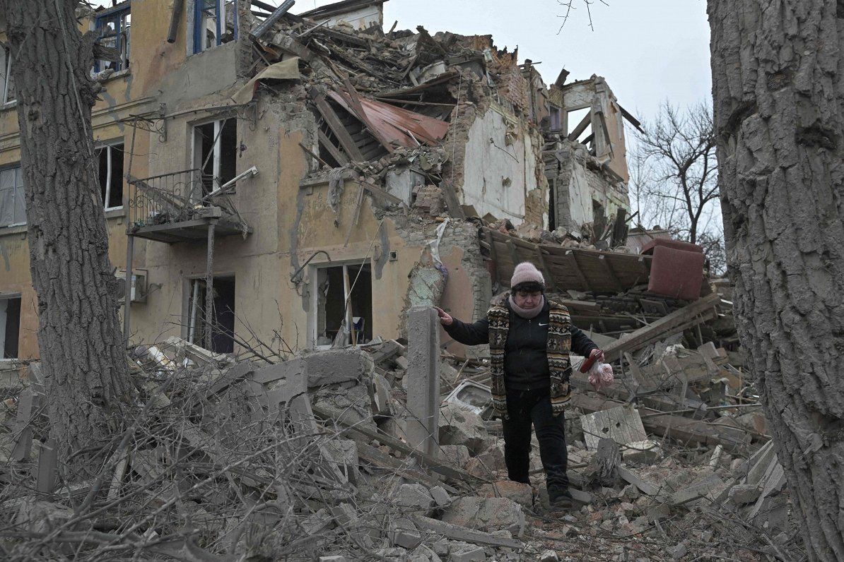 Postījumi Doneckas reģionā pēc Krievijas armijas raķešu uzbrukuma