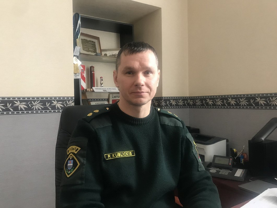 Valsts robežsardzes Daugavpils pārvaldes priekšnieks Raimonds Kublickis.
