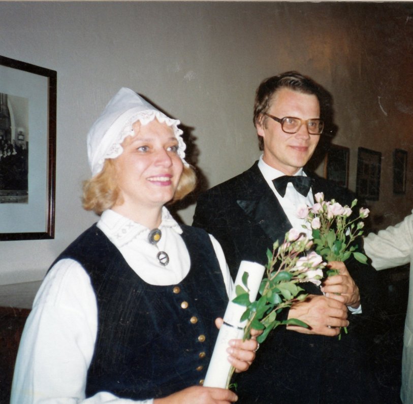 Jānis un Anita Garanči ap 1989. gadu
