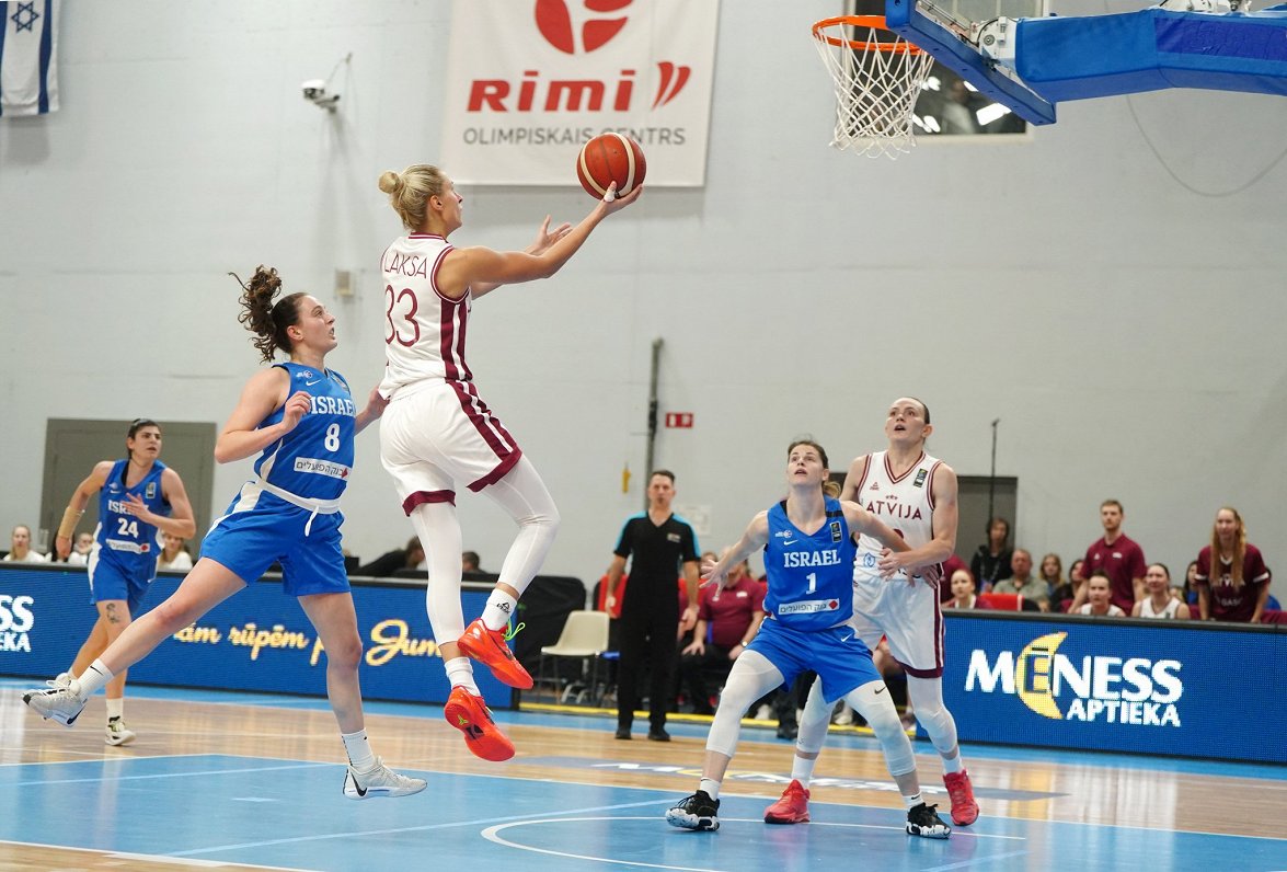 Eiropas čempionāta kvalifikācijas spēle basketbolā sievietēm starp Latviju un Izarēlu