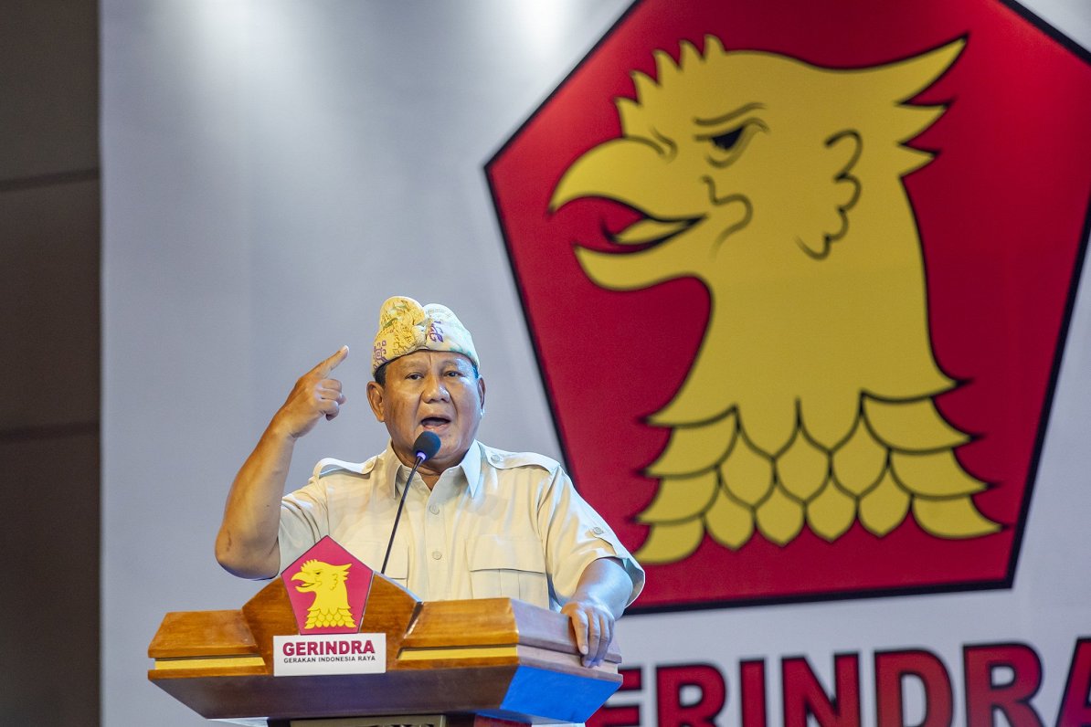 Indonēzijas prezidenta amata kandidāts Prabovo Subianto