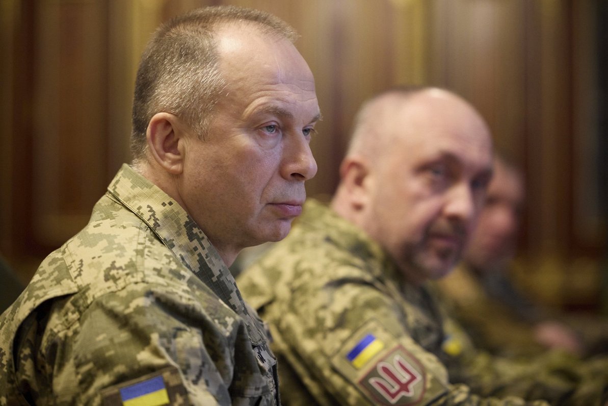 Ukrainas bruņoto spēku komandieris Oleksandrs Sirskis