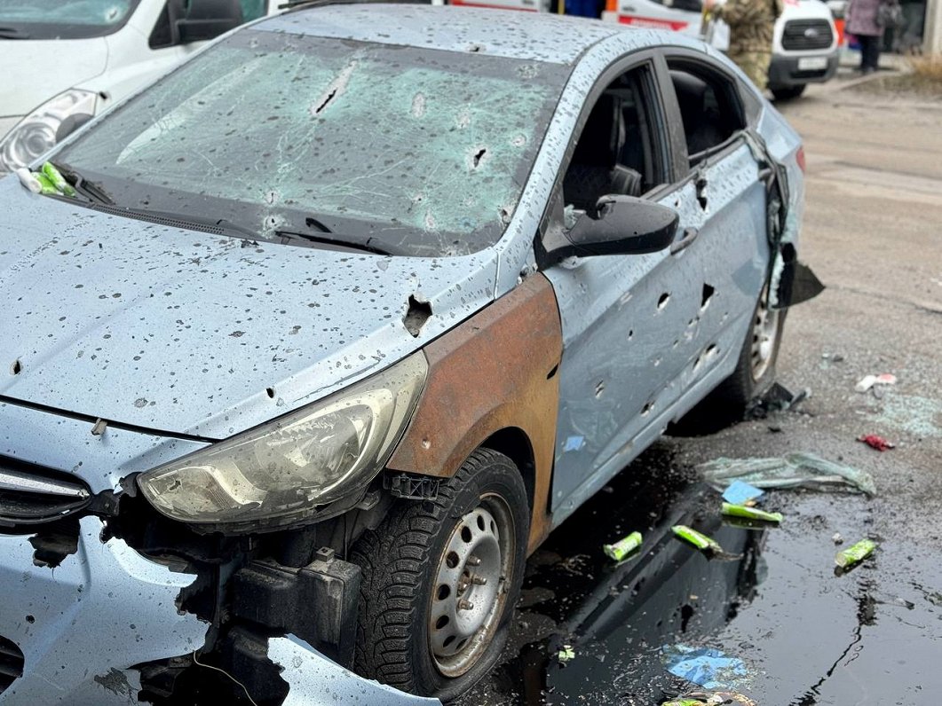 Apšaudē cietusi automašīna Krievijas pilsētā Belgorodā
