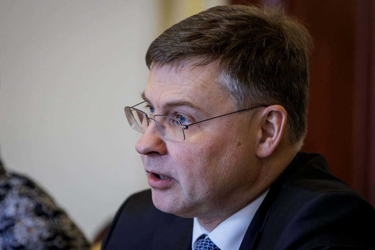 Eiropas Komisijas izpildviceprezidents un tirdzniecības komisārs Valdis Dombrovskis