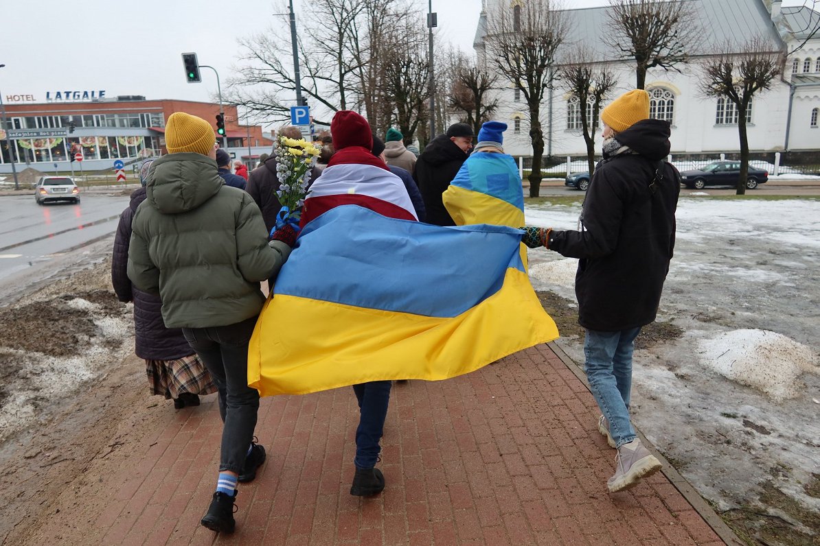 Ukrainas atbalsta pasākums Rēzeknē