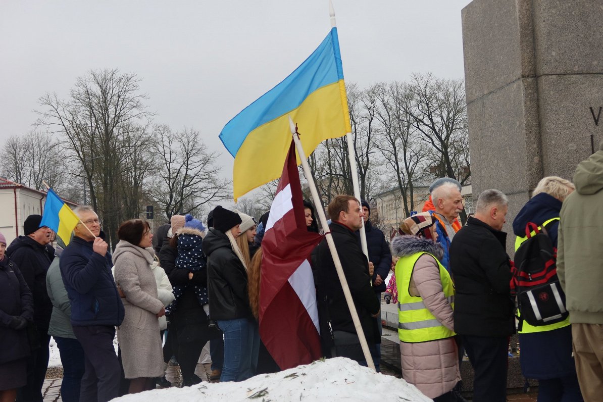 Ukrainas atbalsta pasākums Rēzeknē