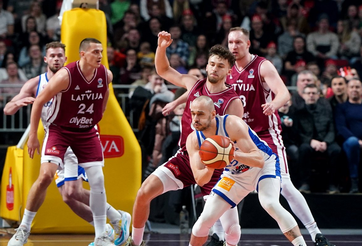 2025.gada Eiropas čempionāta kvalifikācijas spēle basketbolā, kurā tiekas Latvijas un Slovākijas val...