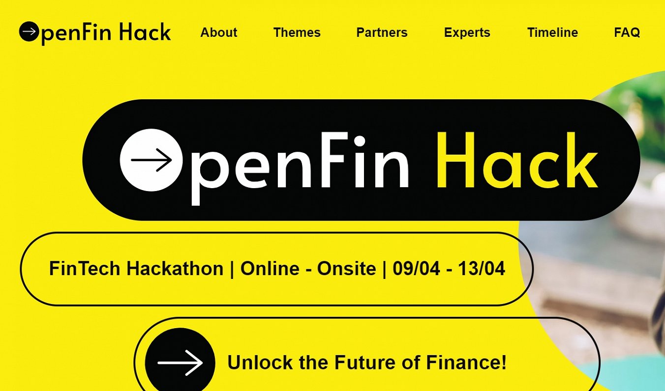 OpenFin Hack website