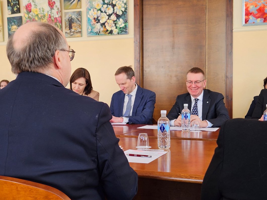 Arodbiedrības pārstāvju tikšanās ar valsts prezidentu Edgaru Rinkēviču.