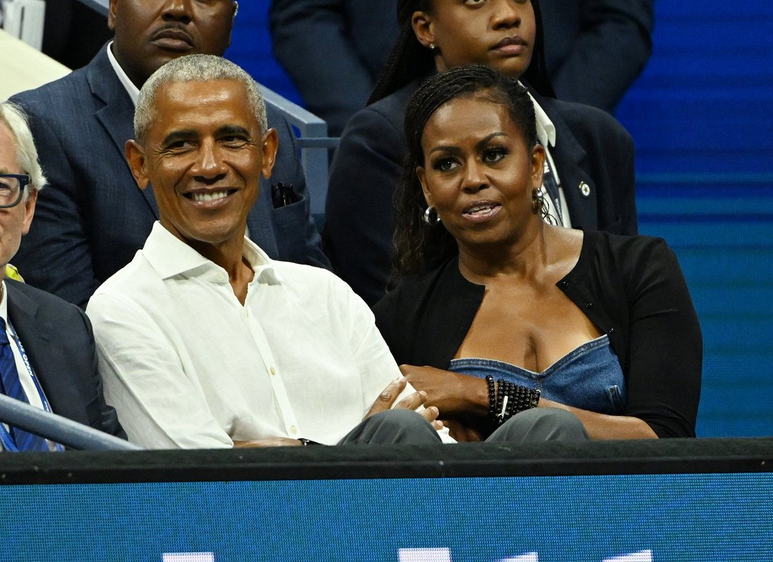 ASV eksprezidents Baraks Obama ar sievu Mišelu