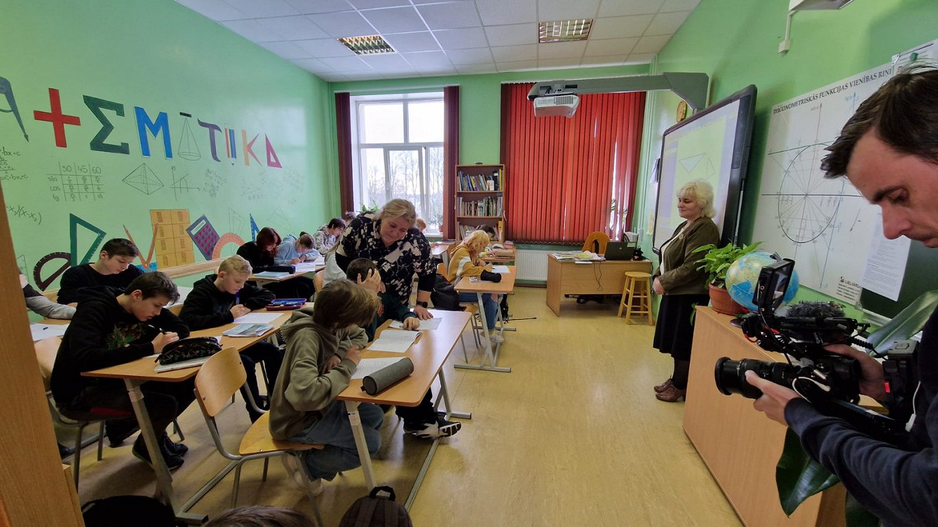 Mācību process Baltinavas vidusskolā