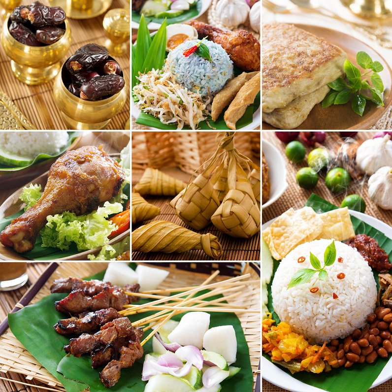 Ramadāna svētku maltītes ēdieni