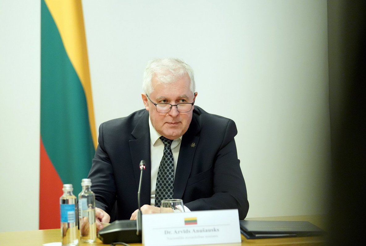 Lietuvas aizsardzības ministrs Arvīds Anušausks, 2024.gada janvāris