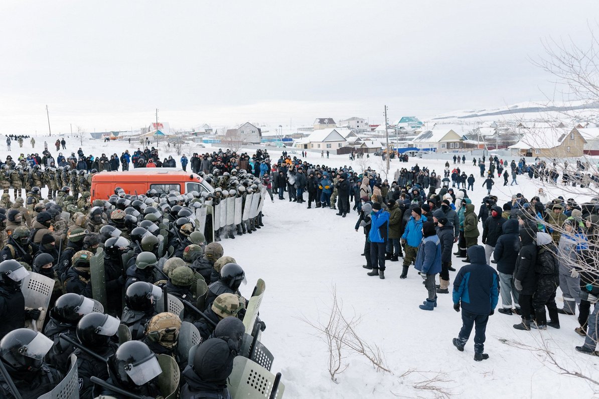 Baškortostānas reģionā Krievijā janvārī izcēlās nemieri, kuru savaldīšanā tika iesaistīti plaši poli...